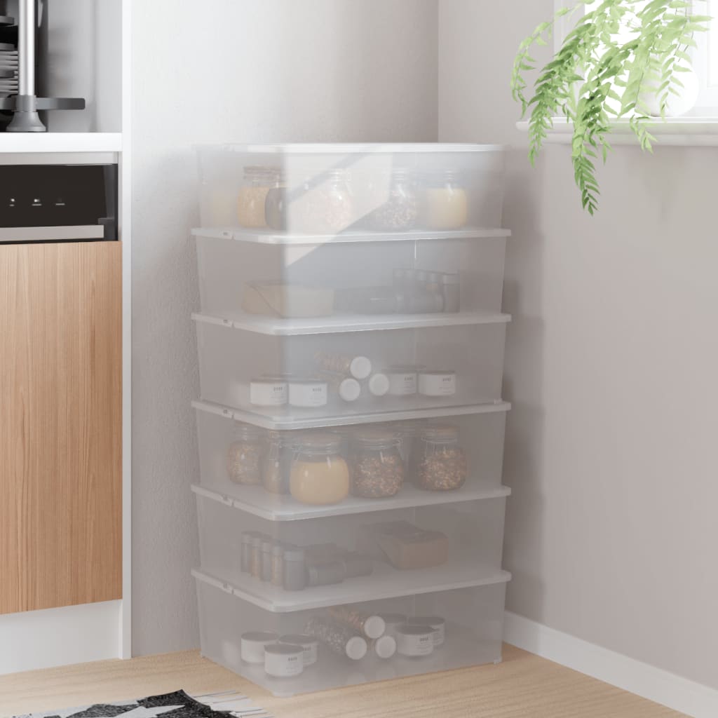 Aufbewahrungsboxen 3 Stk. Kunststoff 10 L Stapelbar