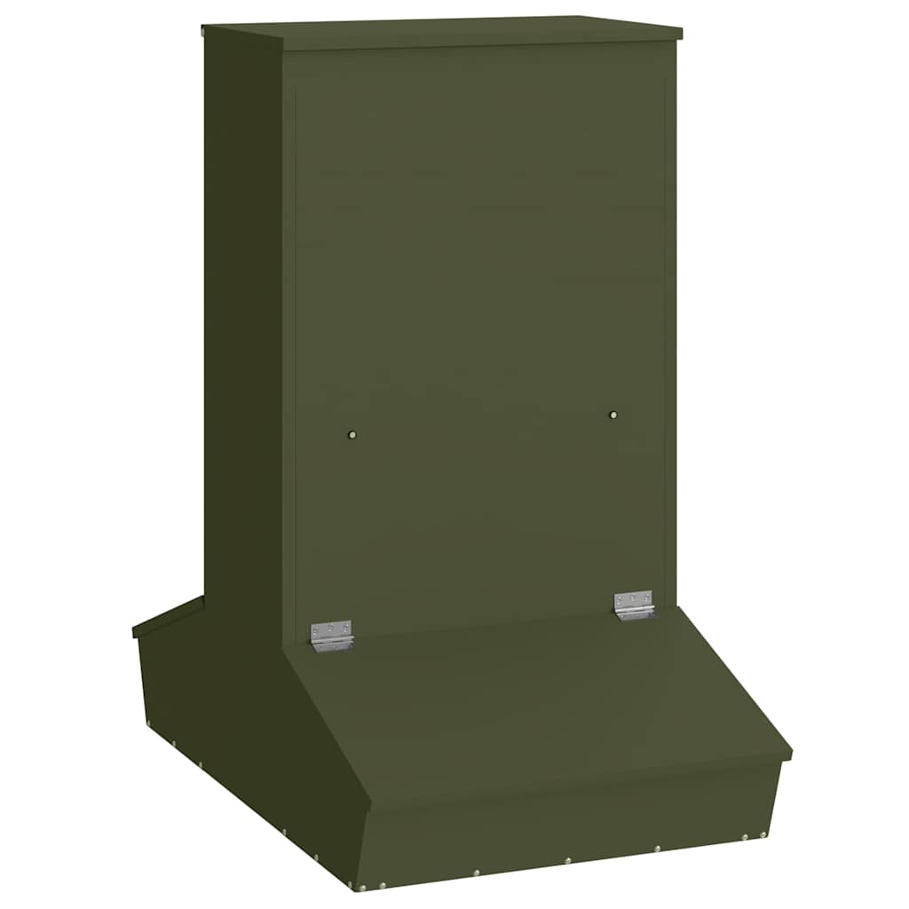 Schweinfutterspender Schwarz 55 x 38 x 76 cm