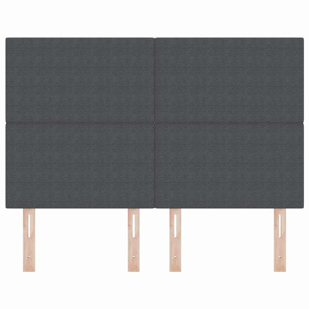 Kopfteil Hellgrau 80 cm Cordstoff