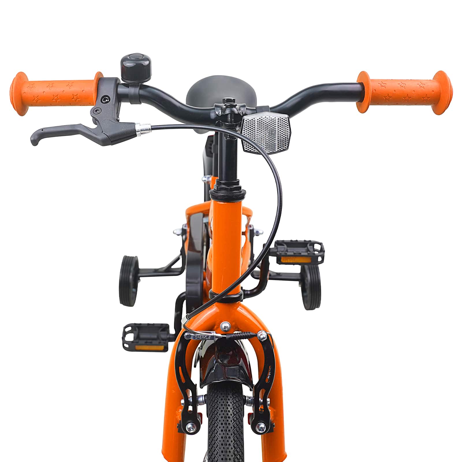 Kinderfahrrad 12 Zoll für 2-4 Jahre alt Schwarz