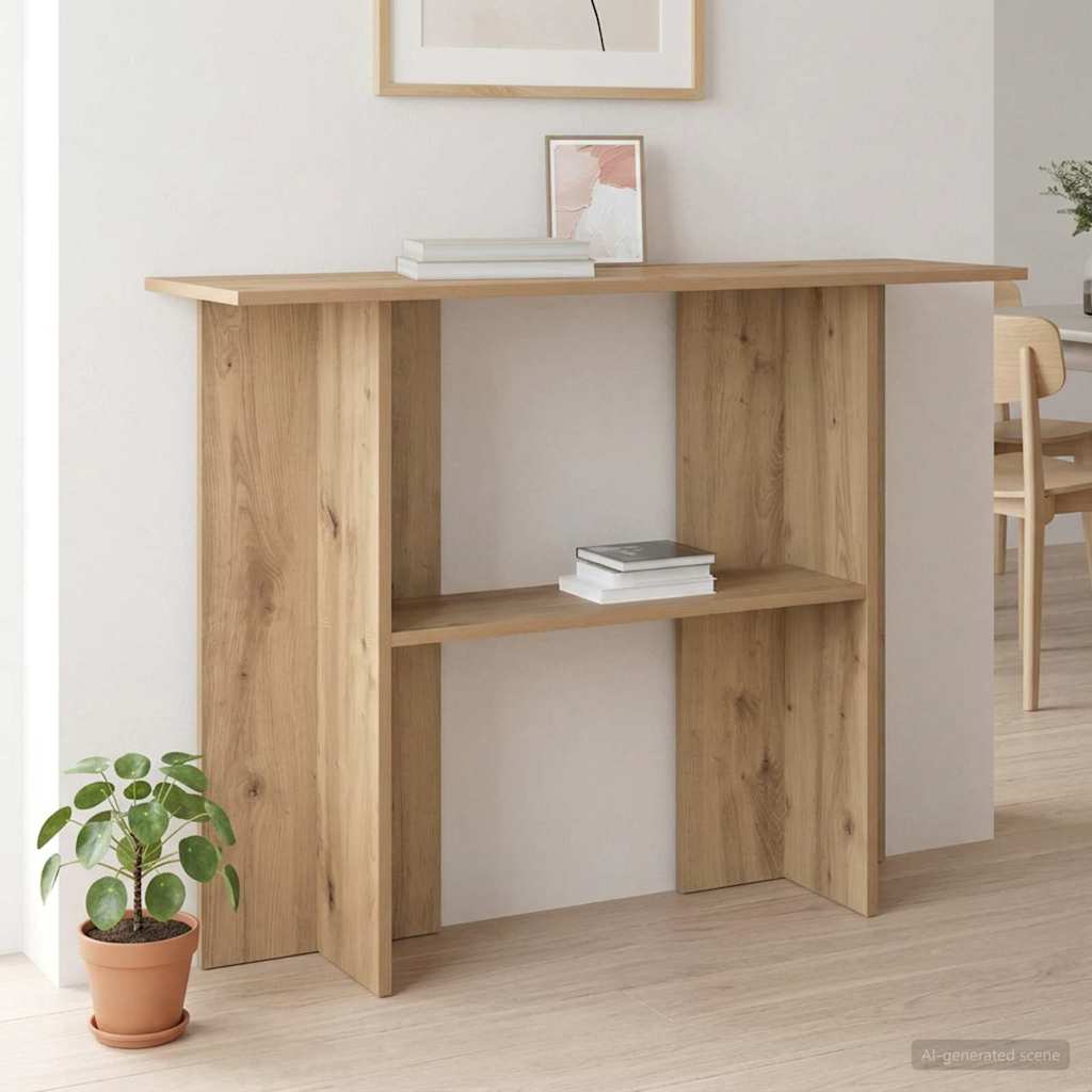 Konsolentisch Weiß 100 x 30 x 75 cm Holzwerkstoff