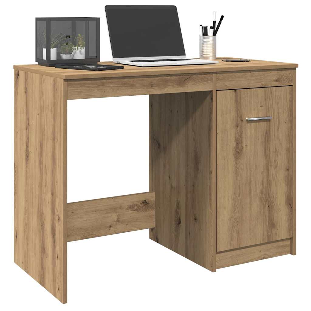 Schreibtisch Weiß 100×50×76 cm Holzwerkstoff