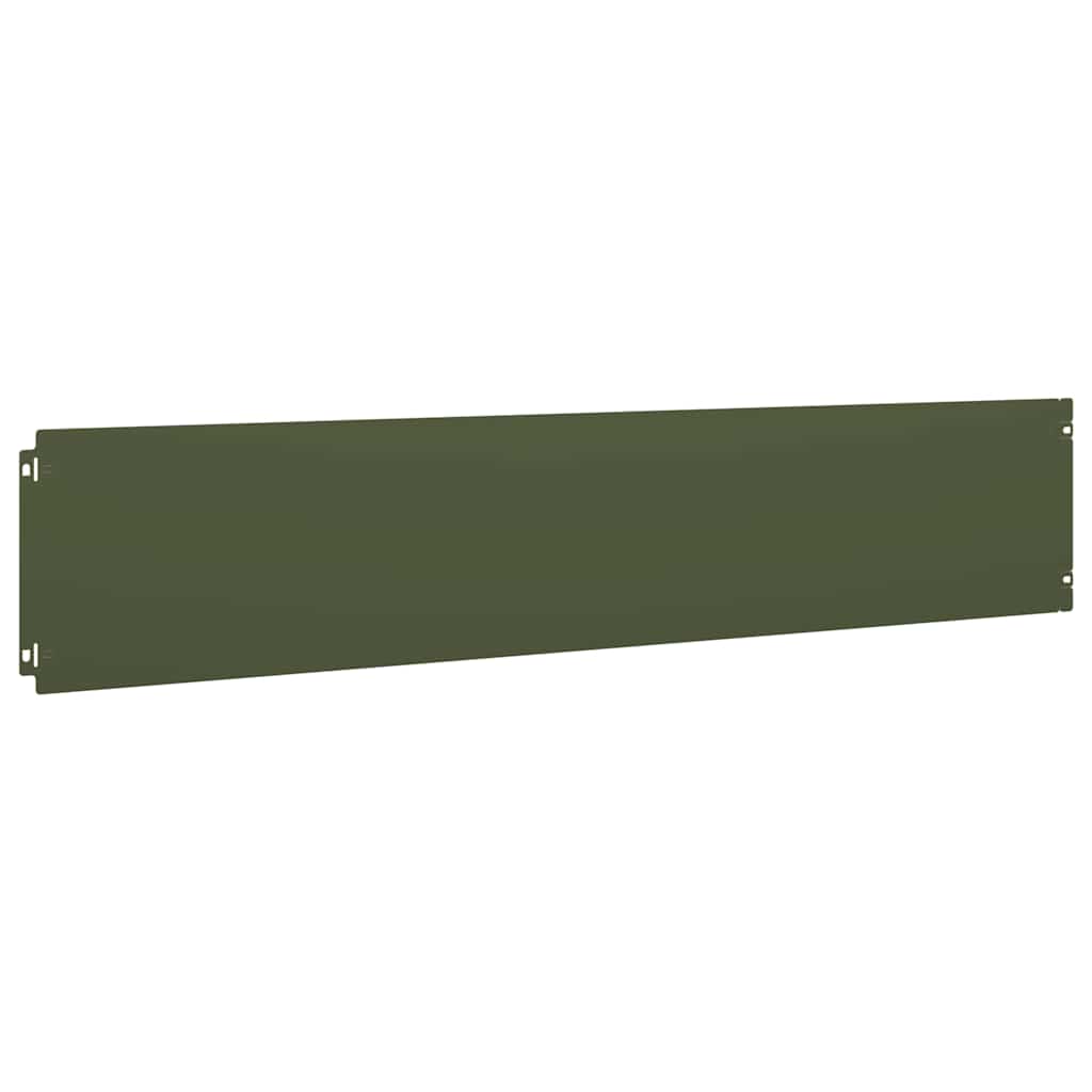 Raseneinfassung 10 pcs 10 x 103 cm Wetterfeststahl Rostig