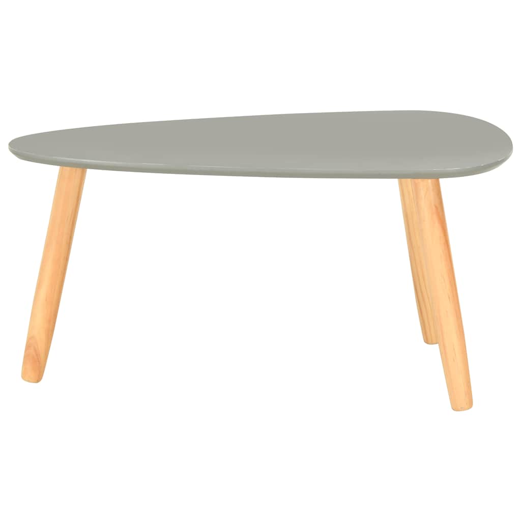 2-tlg. Couchtisch-Set Massivholz Kiefer Weiß