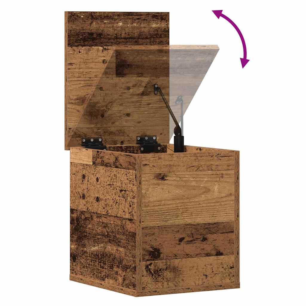 Aufbewahrungstruhe Weiß 84x42x46 cm Holzwerkstoff