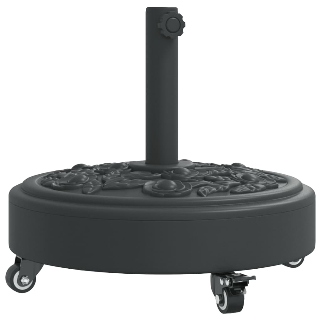 Sonnenschirmständer für Ø38/48 mm Mast 9 kg Halbrund