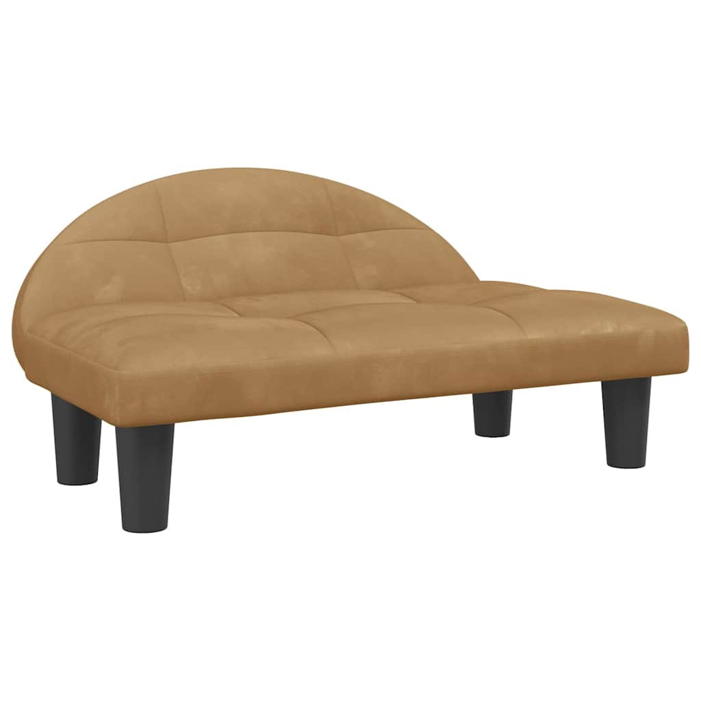 Hundebett Creme 70x52x30 cm Stoff
