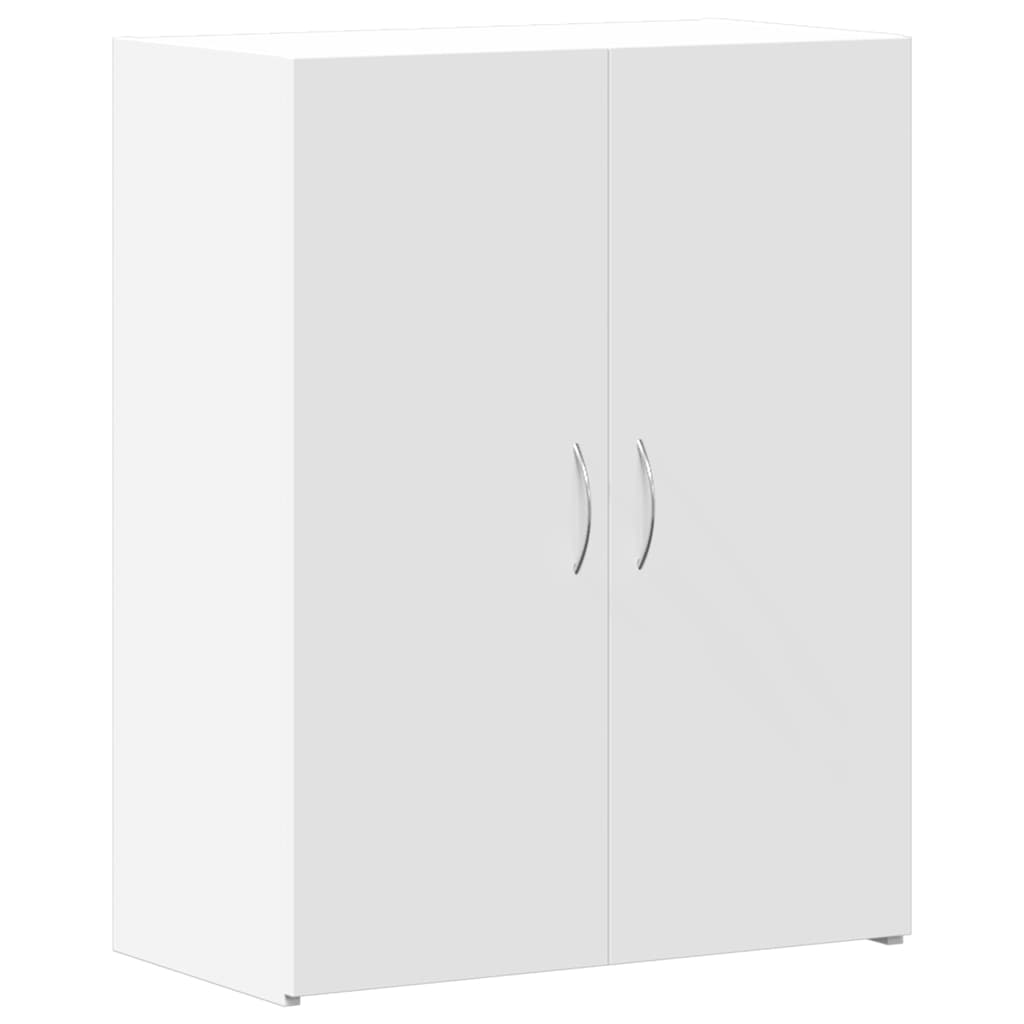 Aktenschrank Weiß 60x32x153 cm Holzwerkstoff