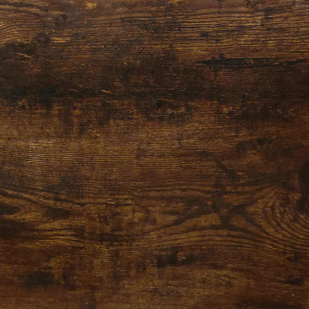 Schuhschrank mit 2 Fächern Spiegel Eiche-Optik 63x17x67 cm