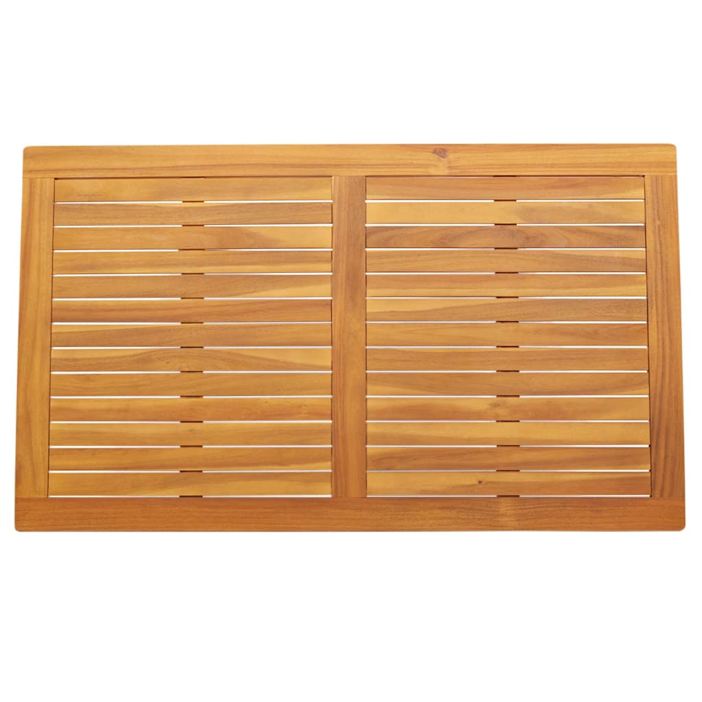 Tischplatte Öl-Natur 80 x 40 x 2 cm Massivholz Akazie