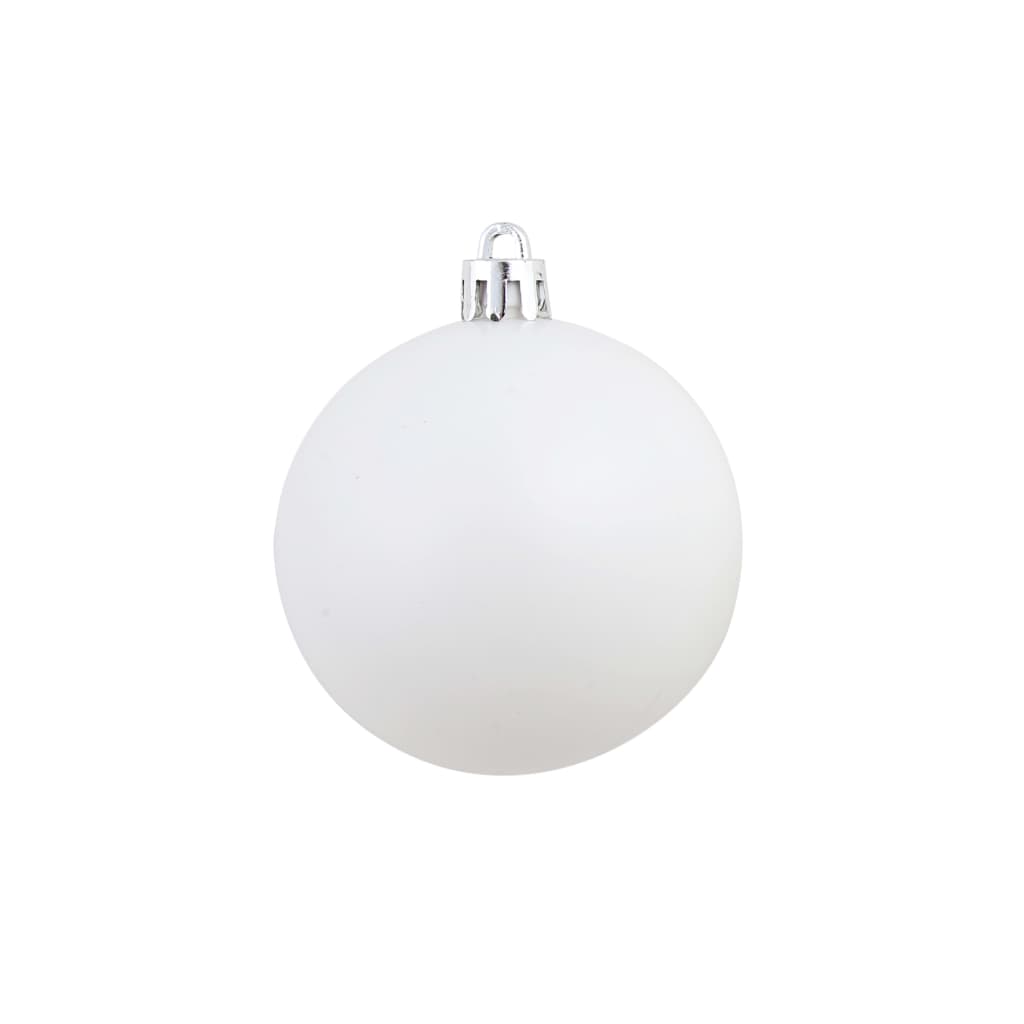100-tlg. Weihnachtskugel-Set Weiß