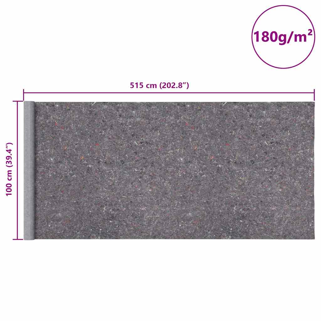Rutschfestes Malervlies 50 m 180 g/m² Grau