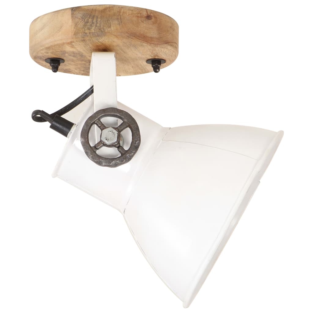 Wandlampe Industriestil Silbern 45x25 cm E27