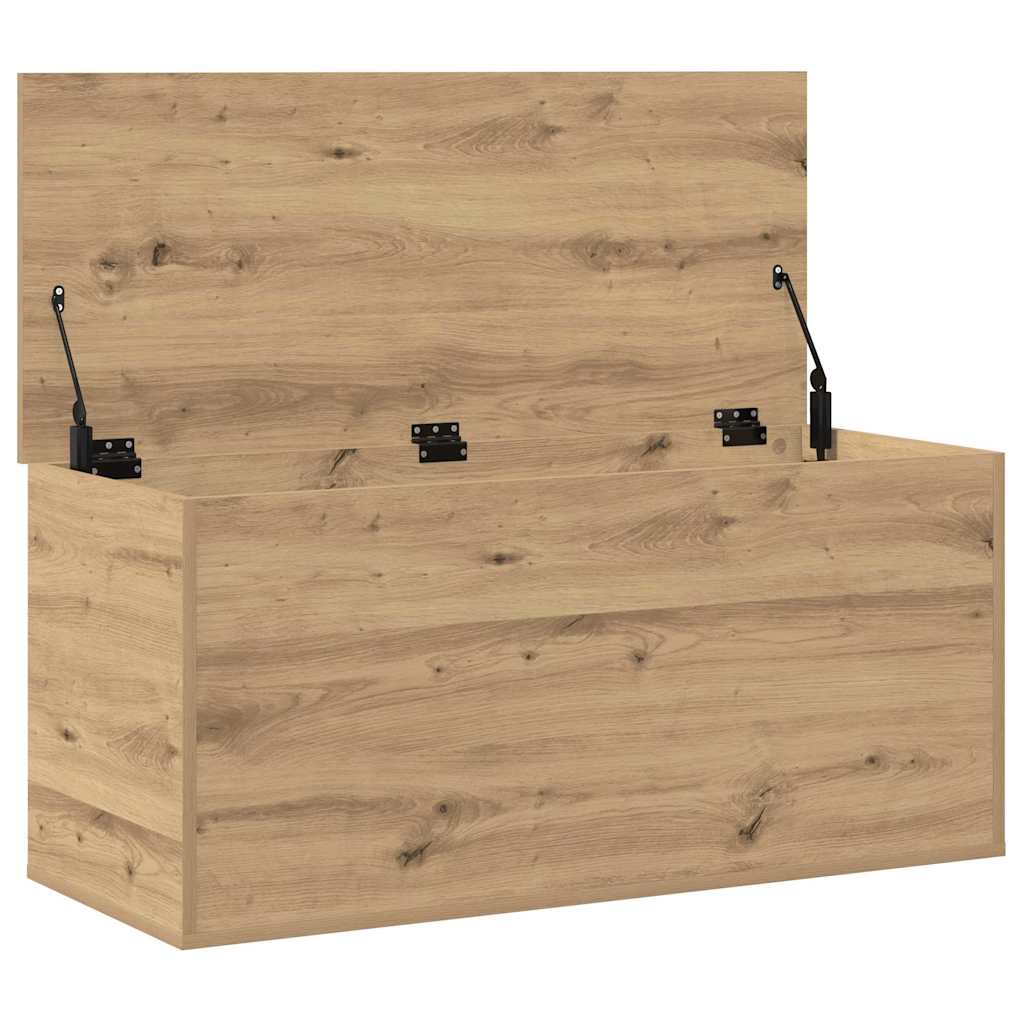 Aufbewahrungstruhe Weiß 84x42x46 cm Holzwerkstoff