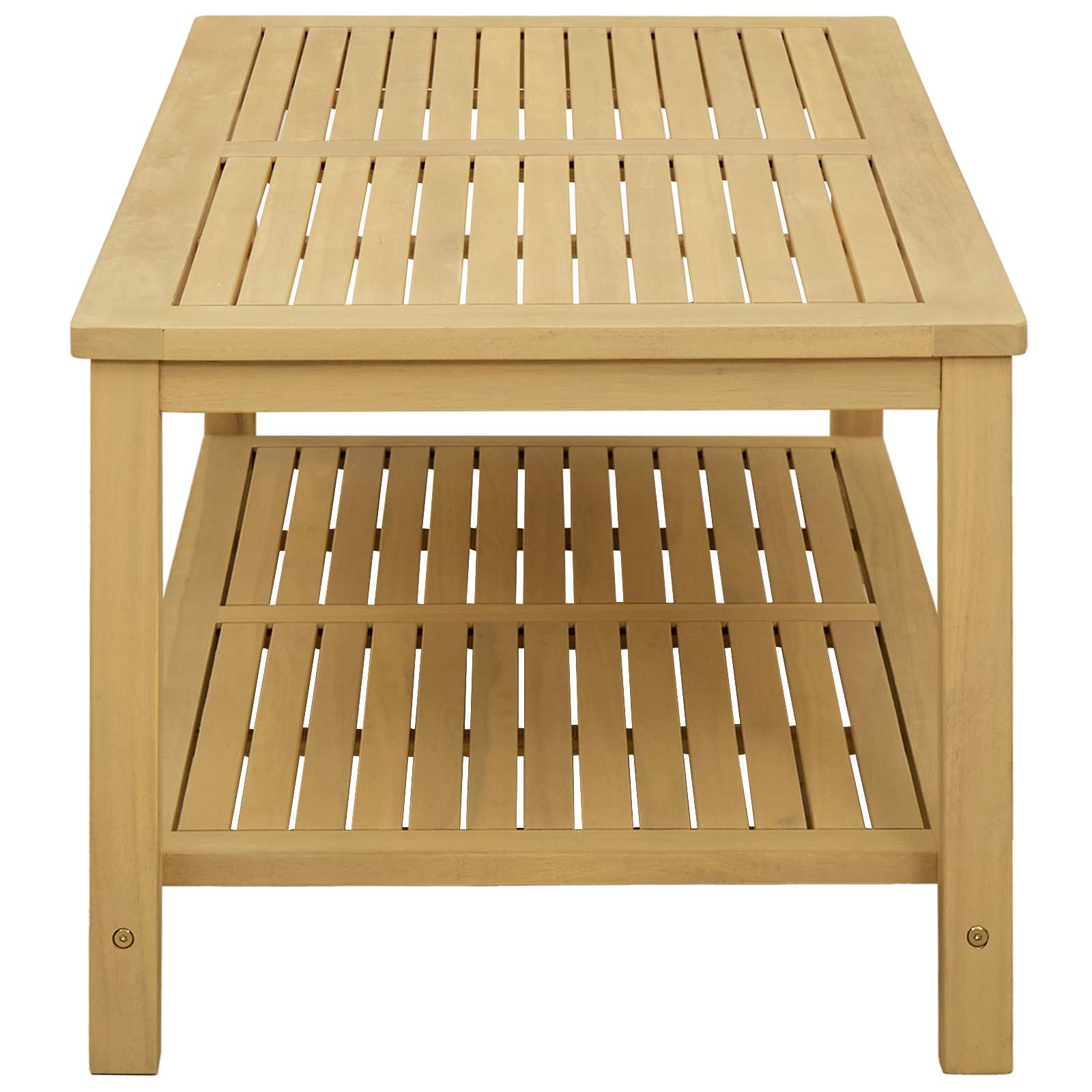 Beistelltisch Öl-Natur 70 x 40 x 45 cm Massivholz Akazie