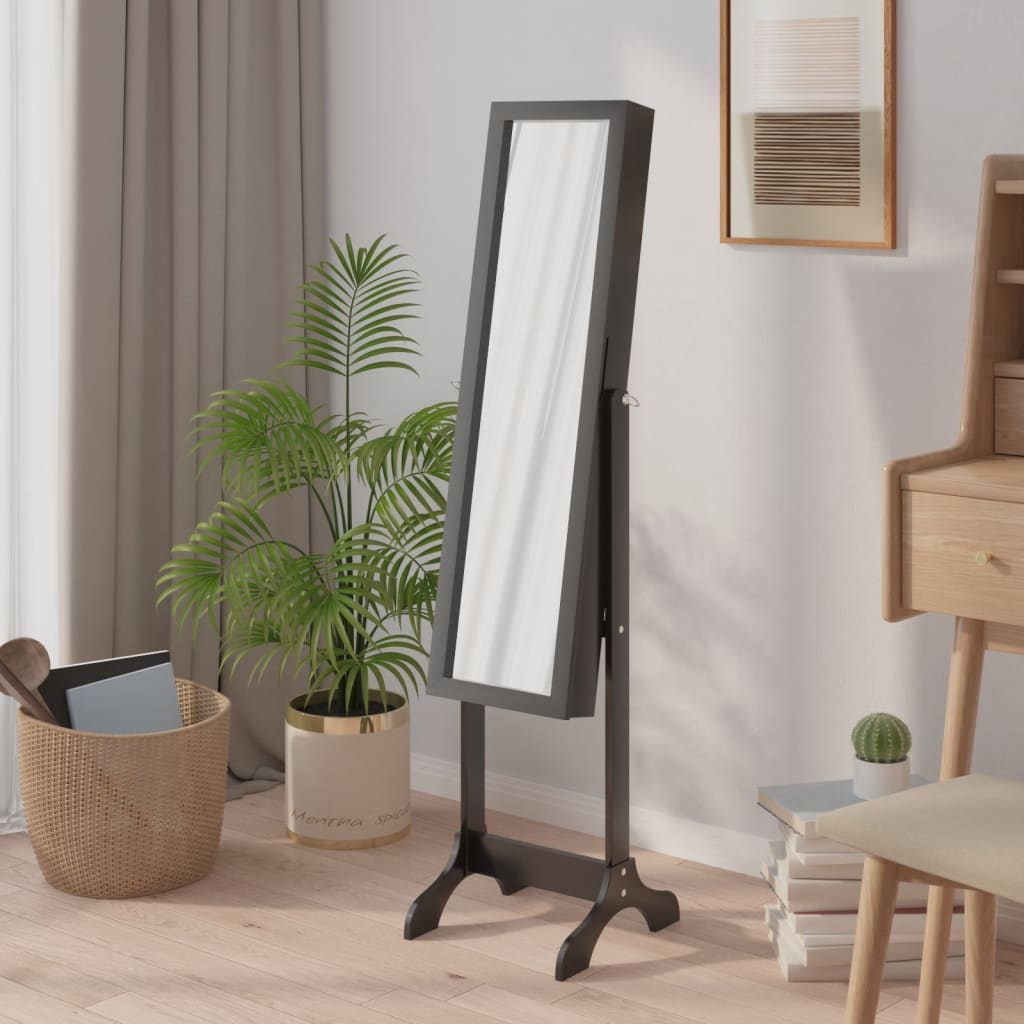Standspiegel Weiß 34x37x146 cm