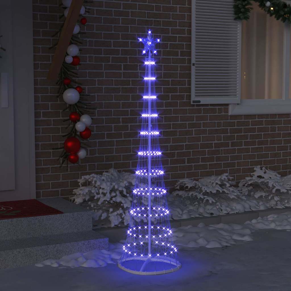 LED-Weihnachtsbaum Warmes Weiß 51 x 51 x 190 cm Metall
