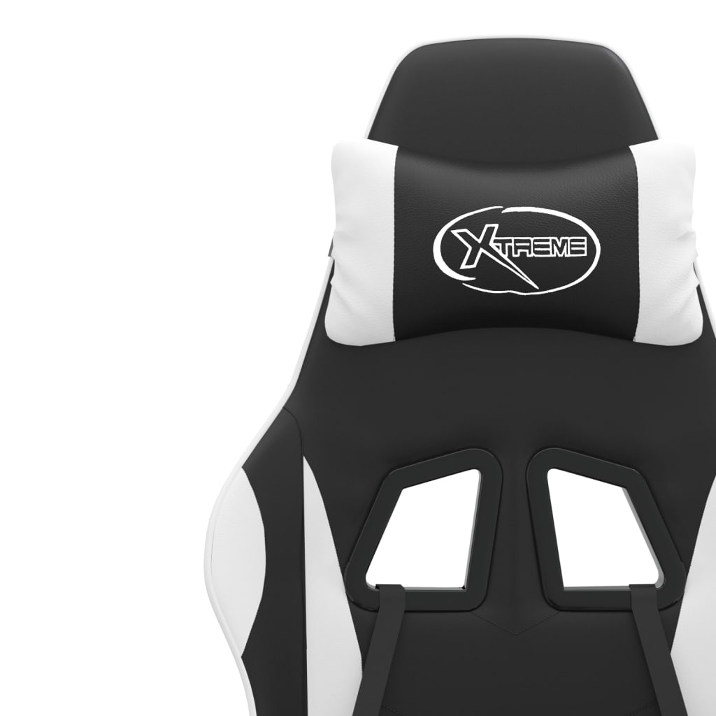 Gaming-Stuhl Schwarz und Golden Kunstleder