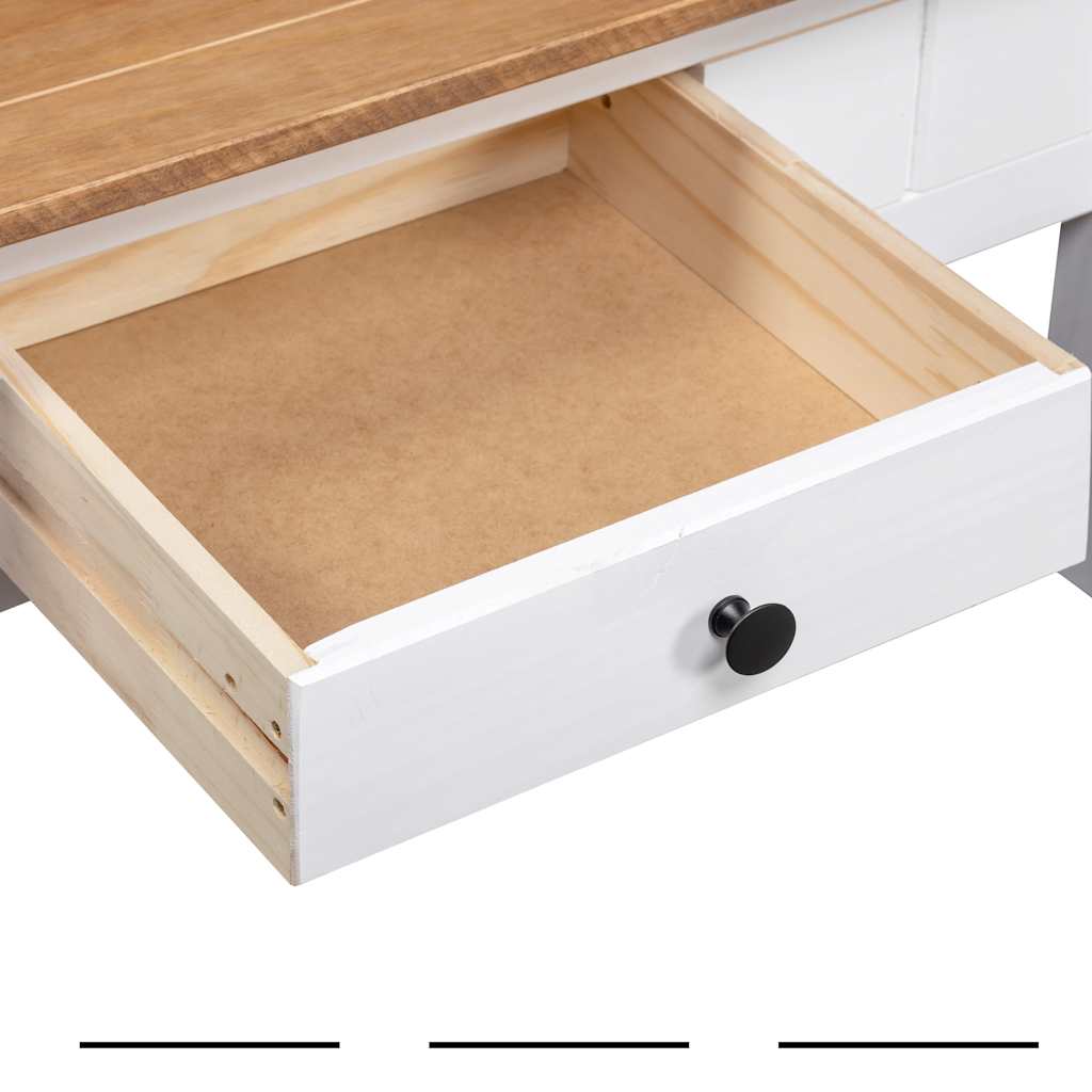 Couchtisch 100x60x43,5 cm Massivholz Panama-Kiefer