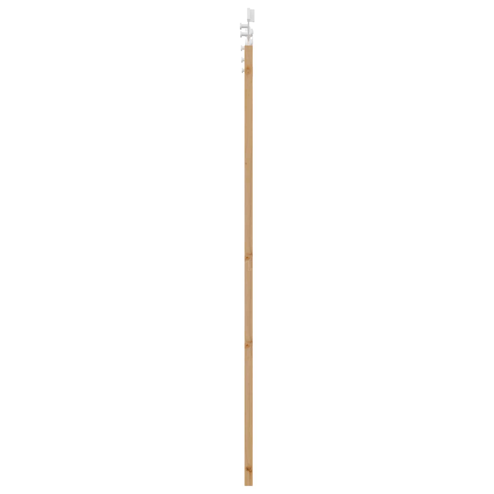 Schiebetür Natürlich und Schwarz 61 x 198,5 cm