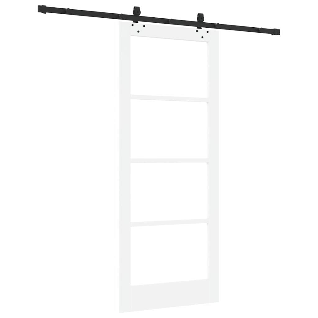 Schiebetür ORKDAL Natürlich und Schwarz 61 x 198,5 cm