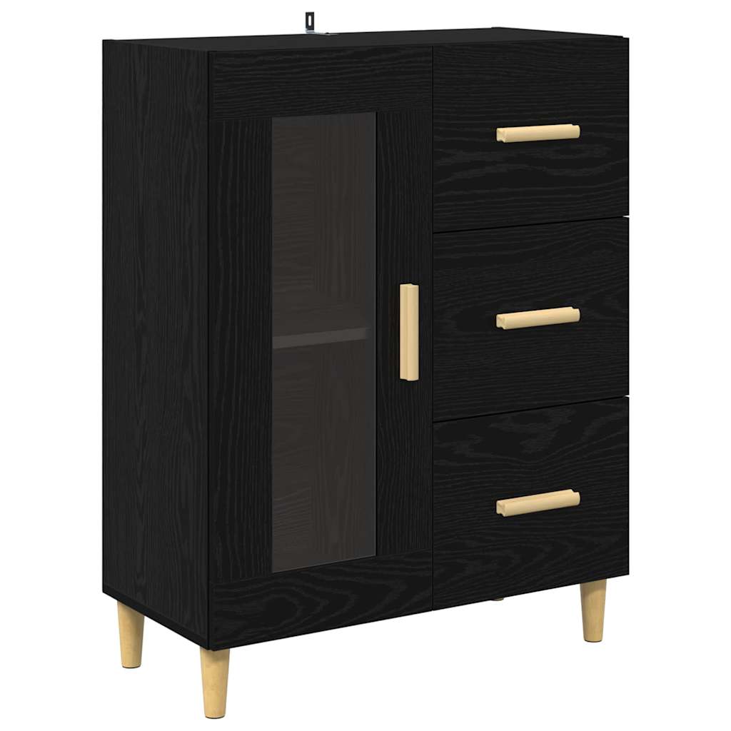 Highboard Altholz 69,5 x 32,5 x 180 cm Holzwerkstoff