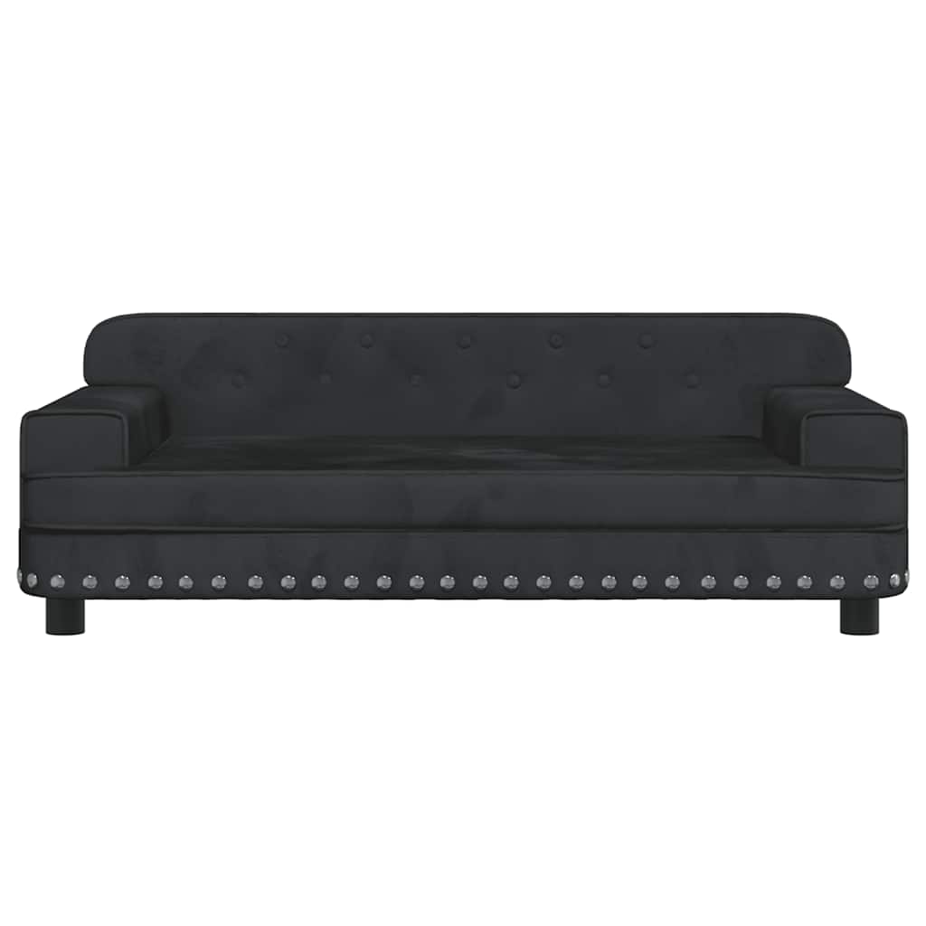 Hundebett Rosa 90x53x30 cm Samt