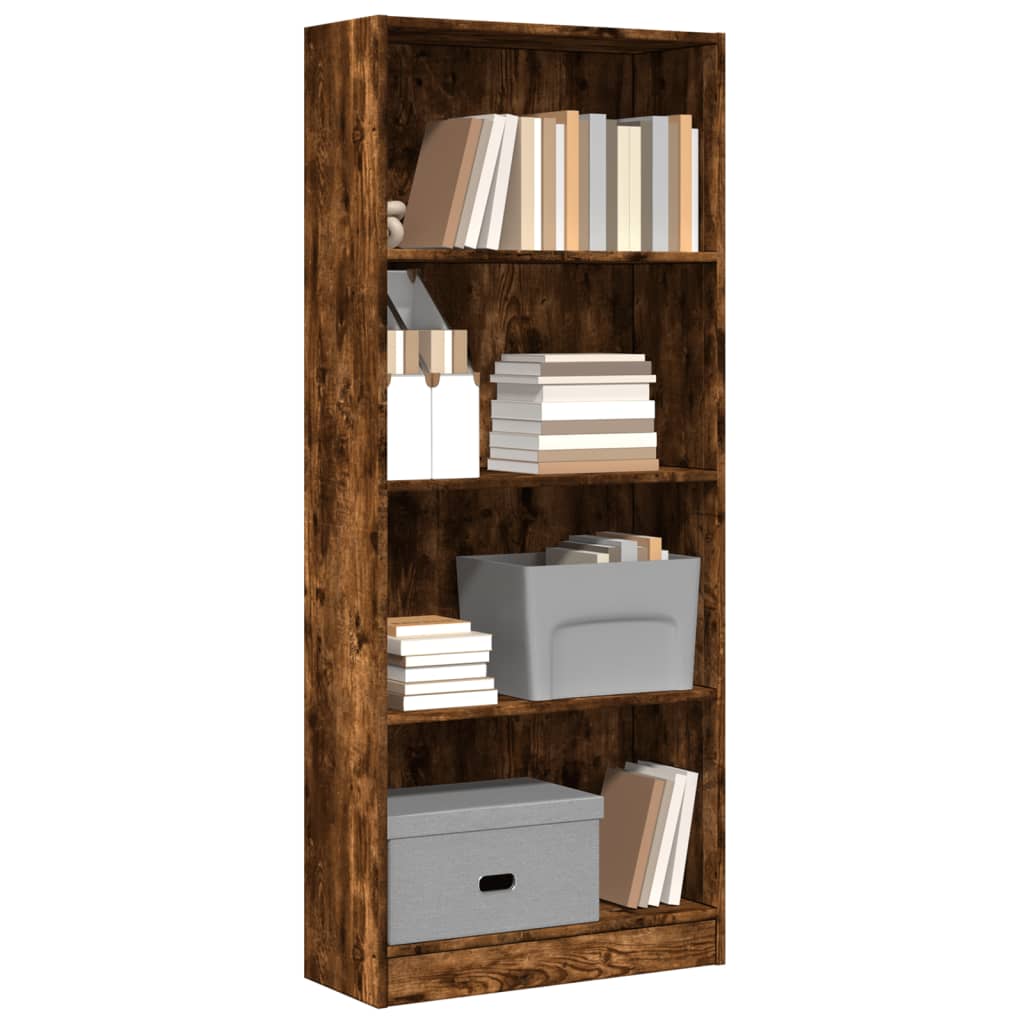 Bücherregal Weiß 40x24x75 cm Holzwerkstoff