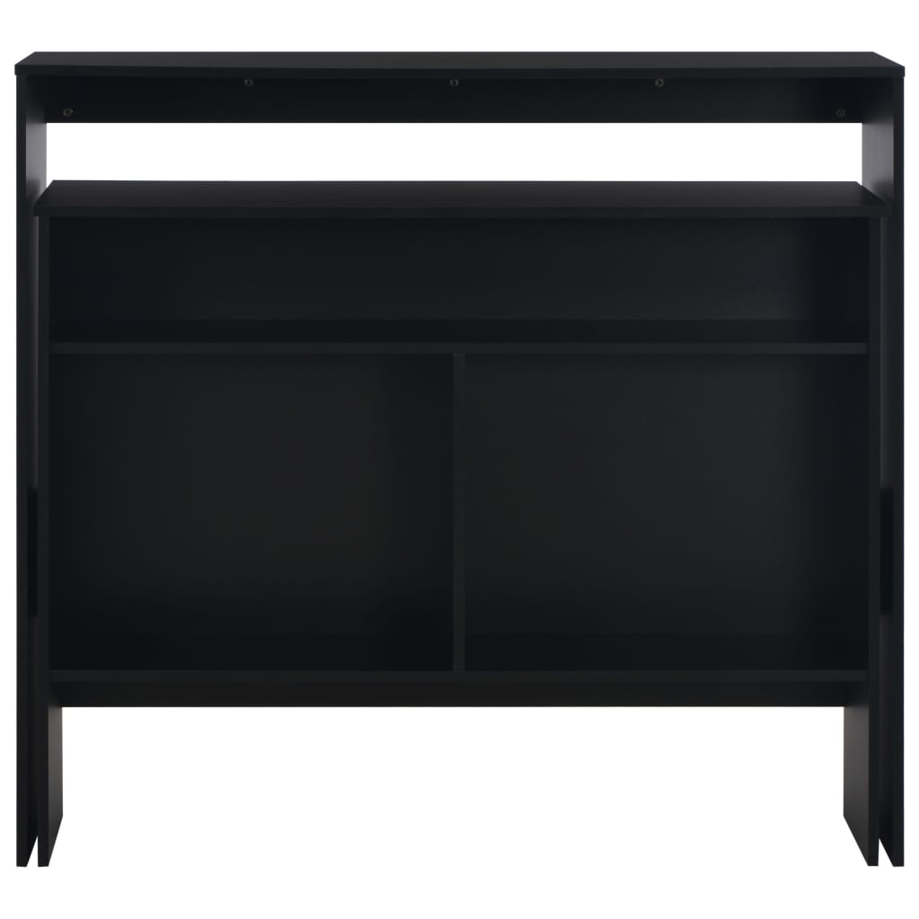 Bartisch mit 2 Tischplatten Weiß 130x40x120 cm
