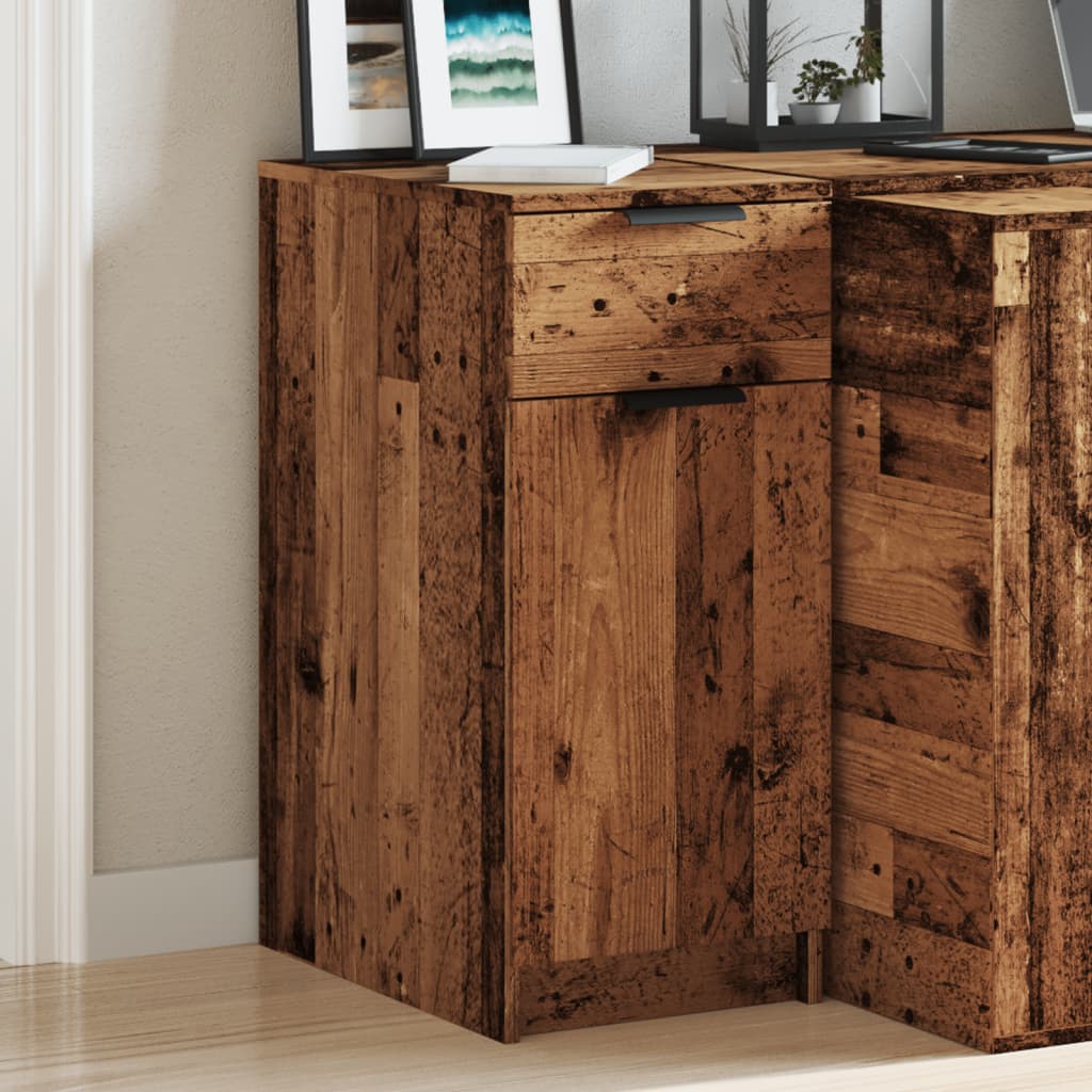 Büroschrank Weiß 33,5x50x75 cm Holzwerkstoff