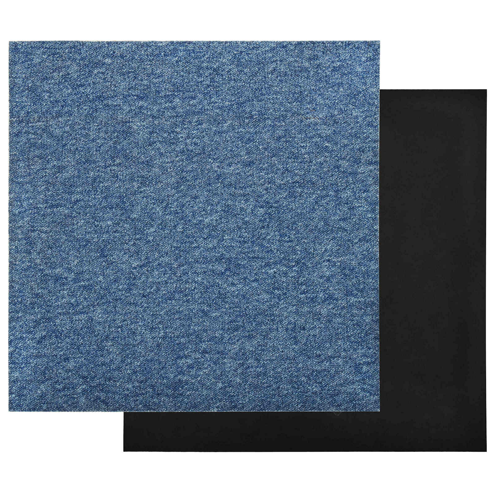 Teppich 20 pcs Gestreiftes Anthrazit 50 x 50 cm