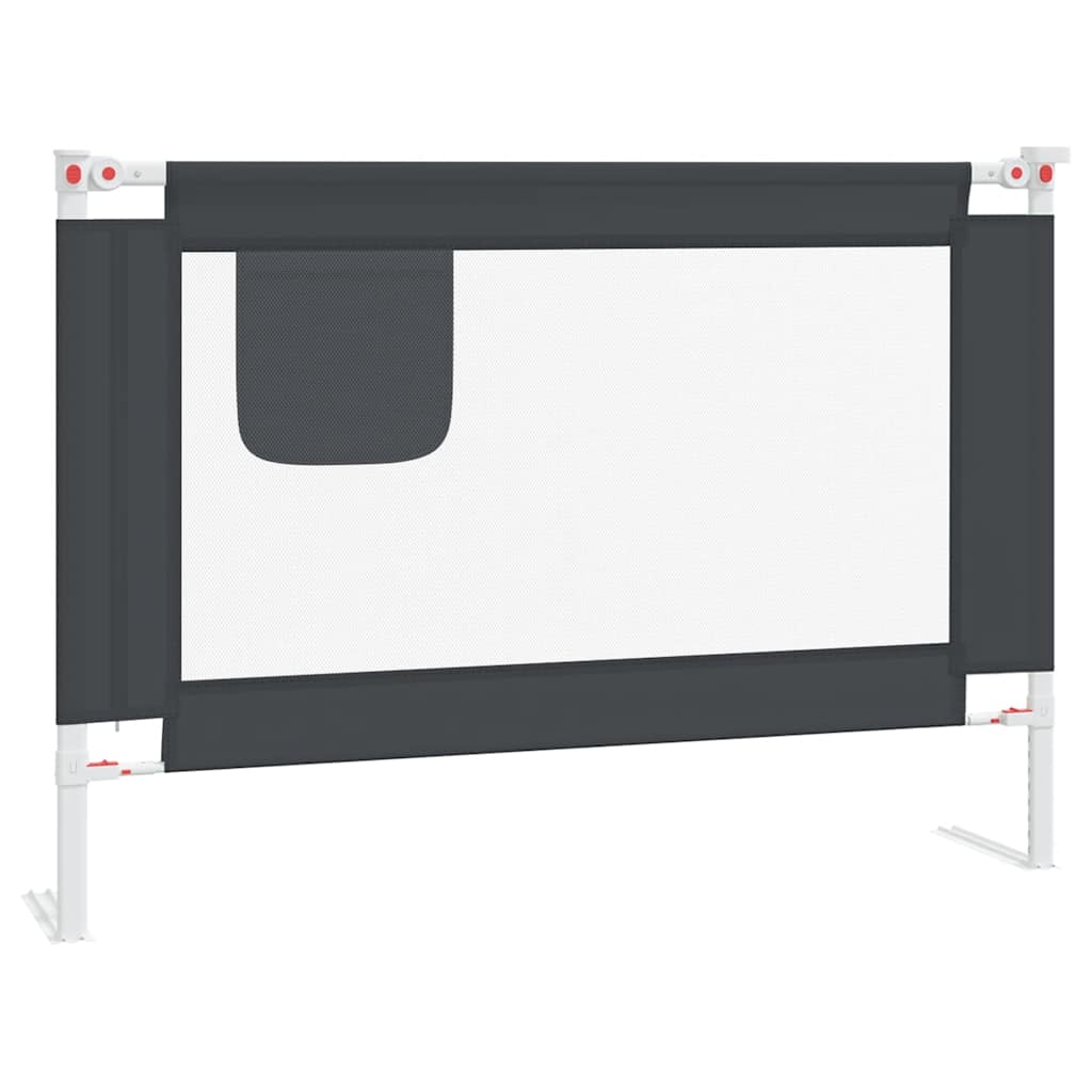 Kleinkind-Bettschutzgitter Grün 90x25 cm Stoff