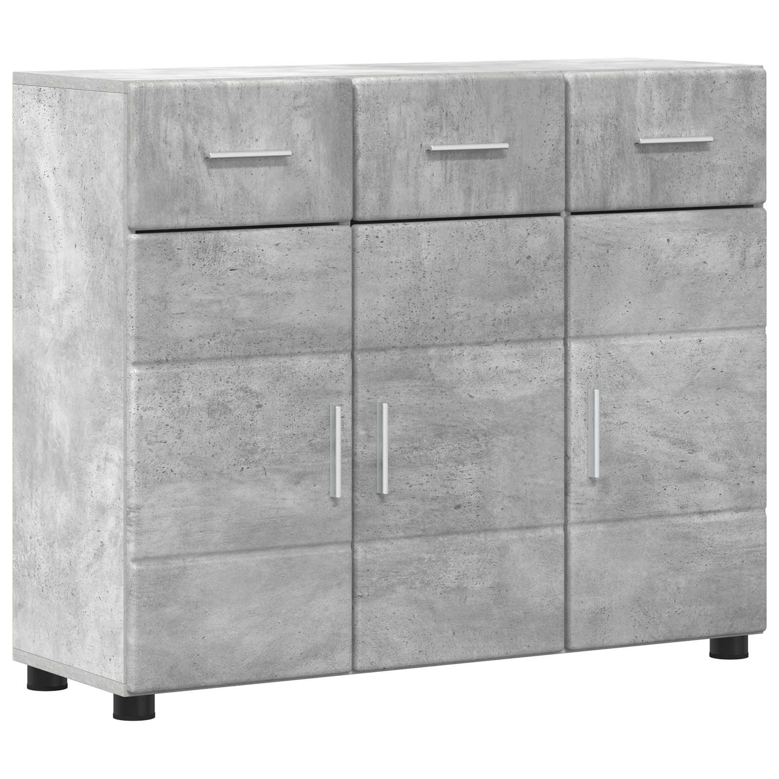 Highboard mit Regal FLORIN Weiß 60 x 35 x 182 cm Holzwerkstoff