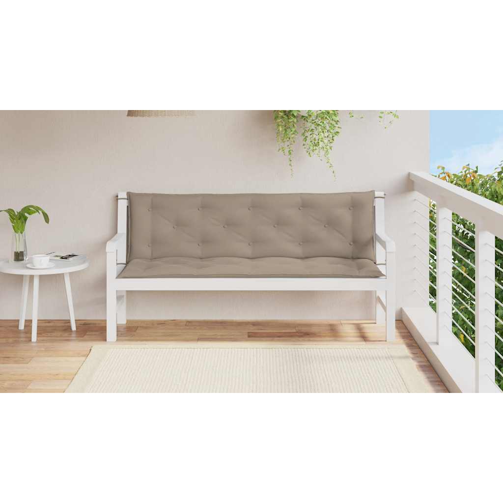 Gartenbank-Auflage Anthrazit 100x(50+50)x7 cm Oxford-Gewebe