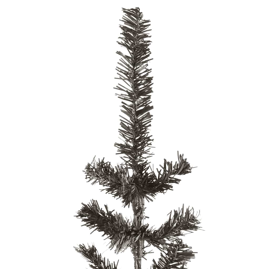 Schlanker Weihnachtsbaum Schwarz 150 cm