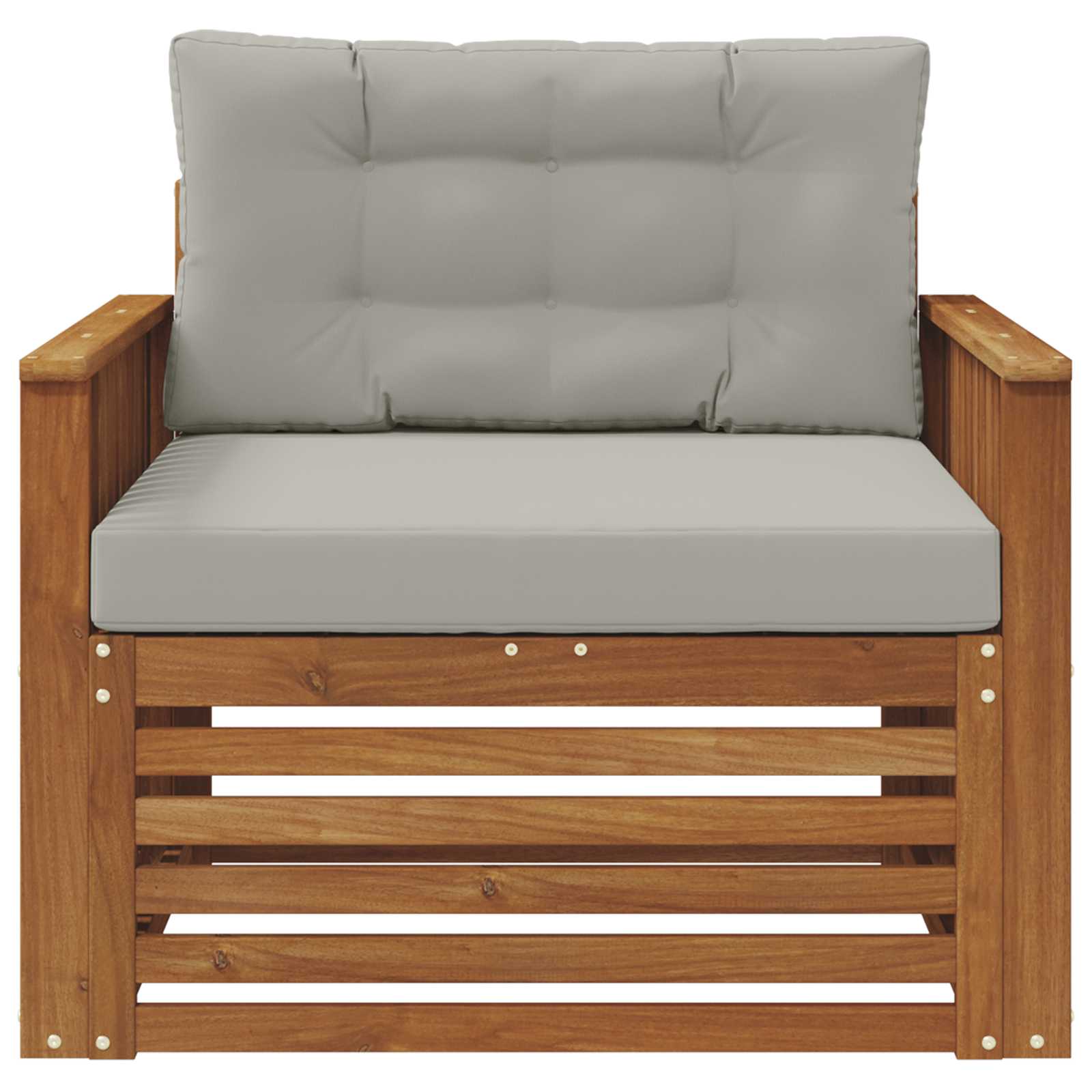 2 Stück Outdoor-Sofa Natur