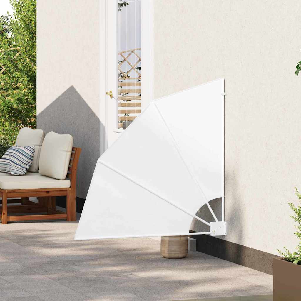 Faltbarer Balkonfächer Grau 210×210 cm