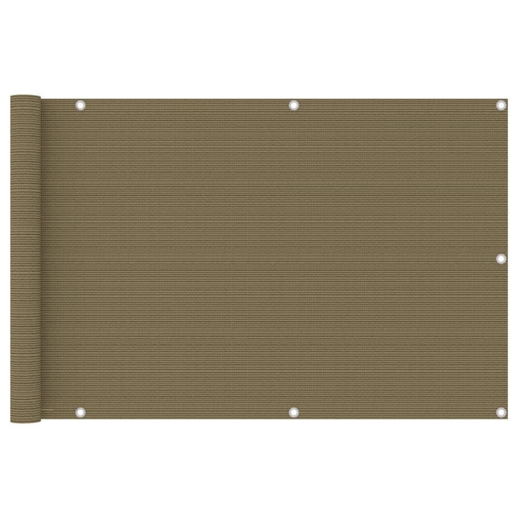 Balkon-Sichtschutz Anthrazit 75x300 cm HDPE