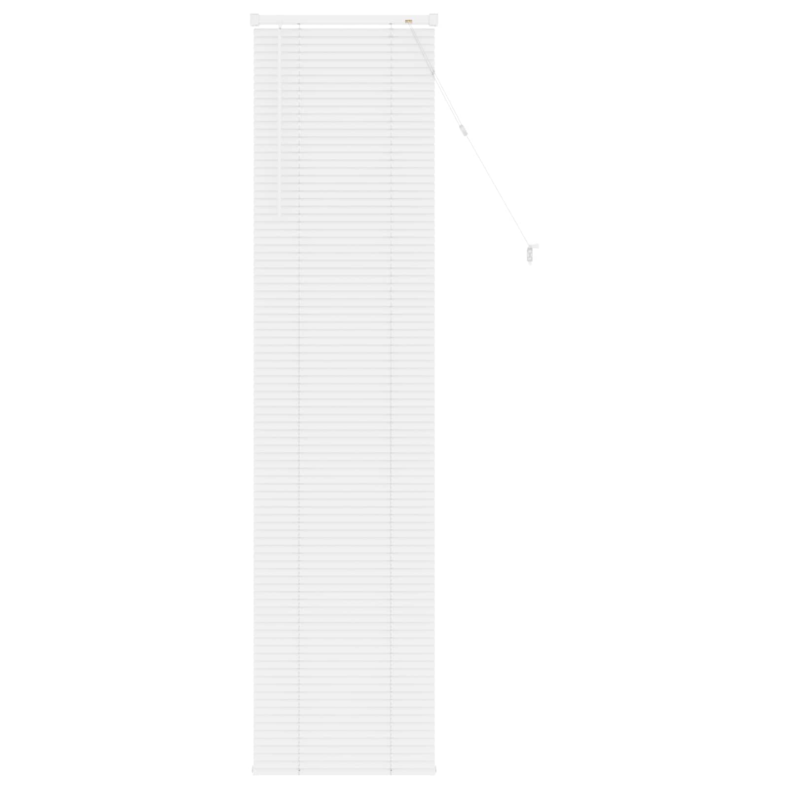 Jalousie Silber Grau 150 x 40 cm 25 mm PVC