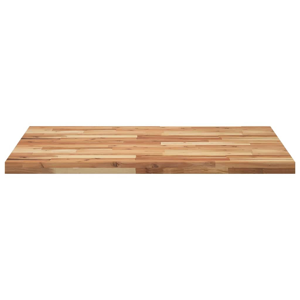 Schreibtischplatte Unbehandelt 60x50x2 cm Massivholz Akazie