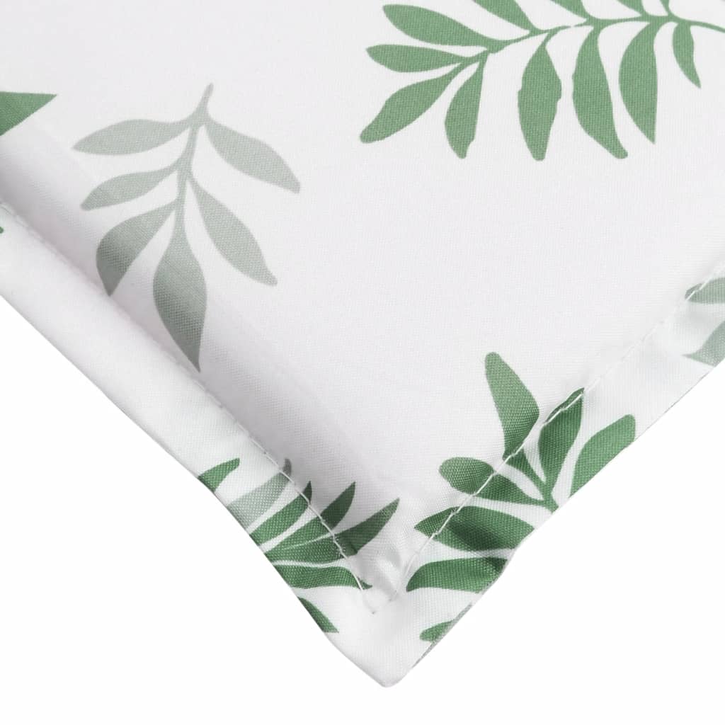Liege-Kissen Blatt Blattmuster 200 x 70 x 3 cm Oxford-Stoff