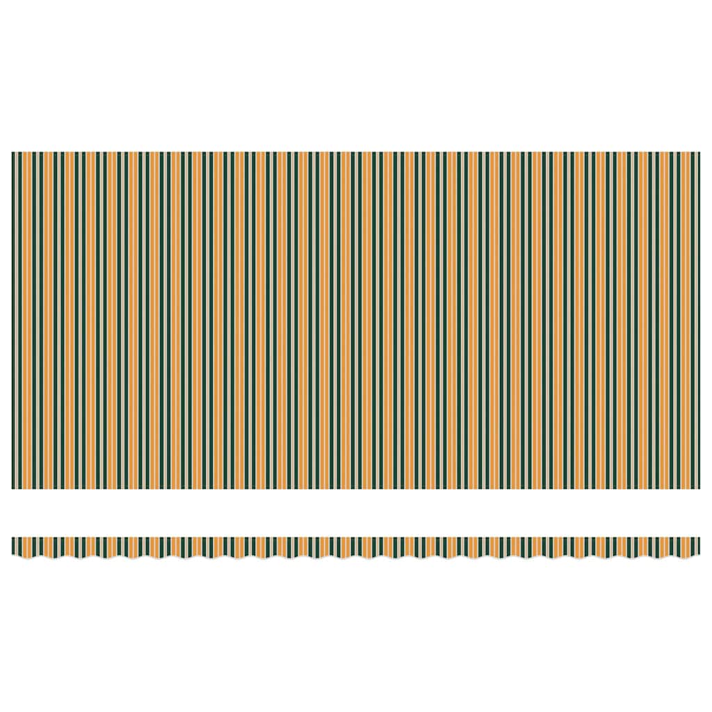 Markise Manuell Einziehbar mit LED 300x250 cm Blau und Weiß