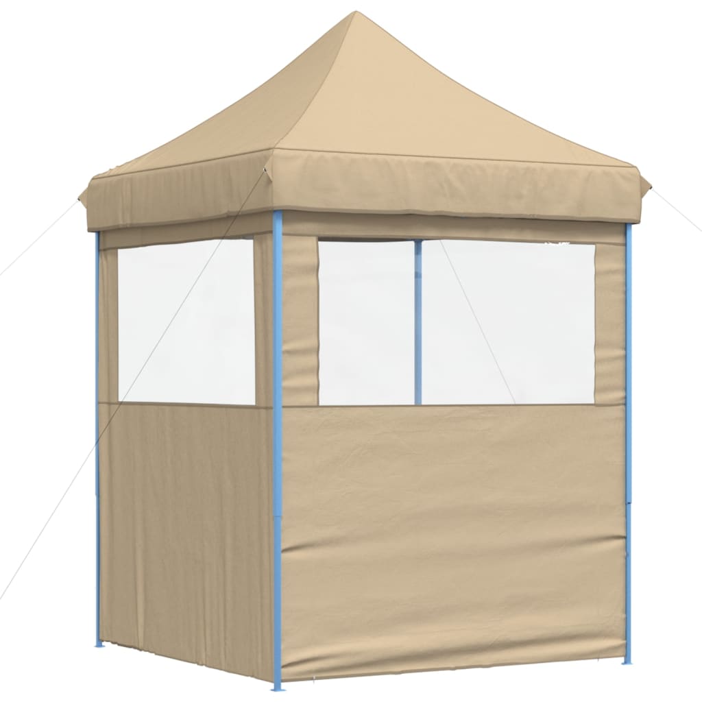 Partyzelt Faltbar Pop-Up Schwarz 200x200x306 cm