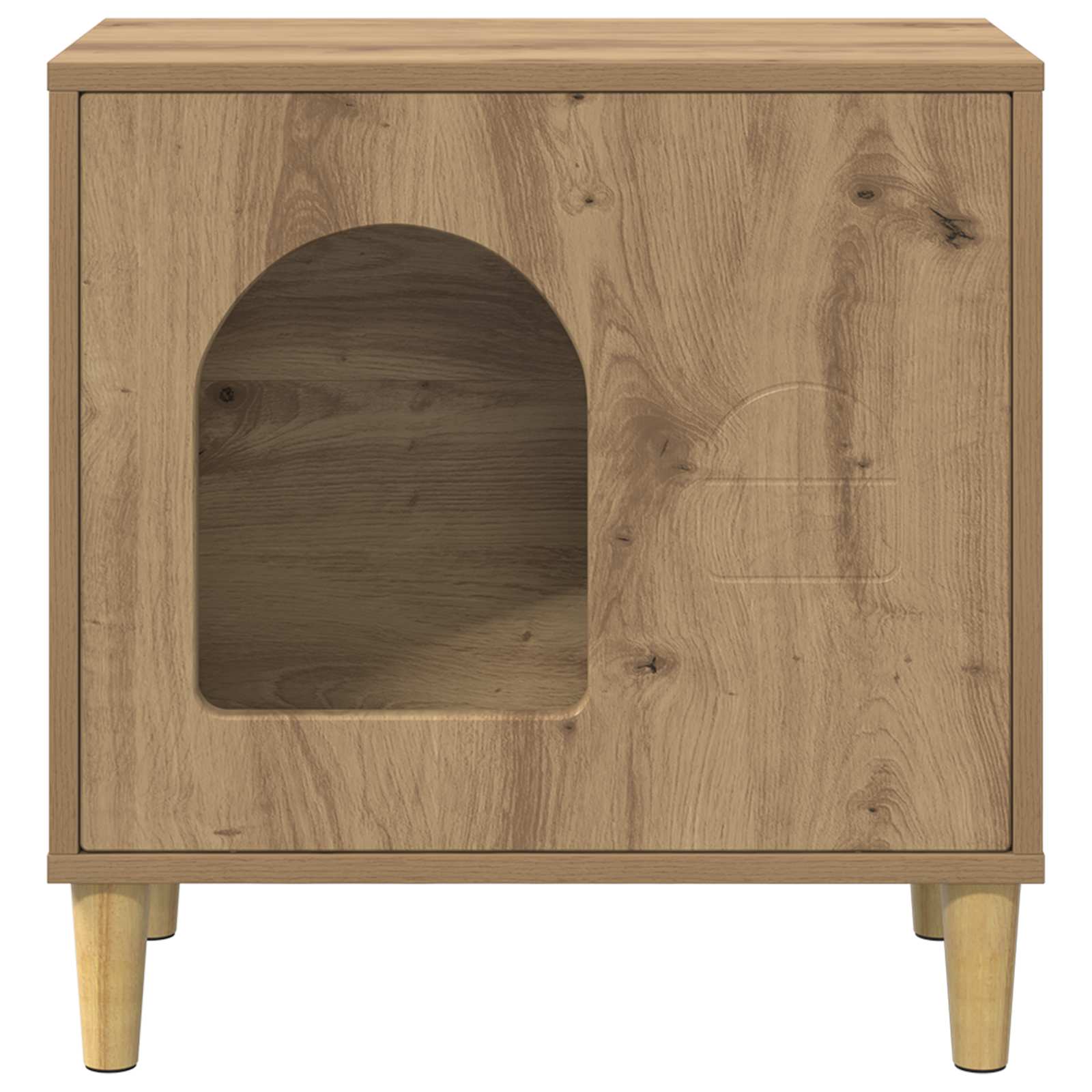 Katzenhaus Weiß 51 x 30 x 52 cm Holzwerkstoff