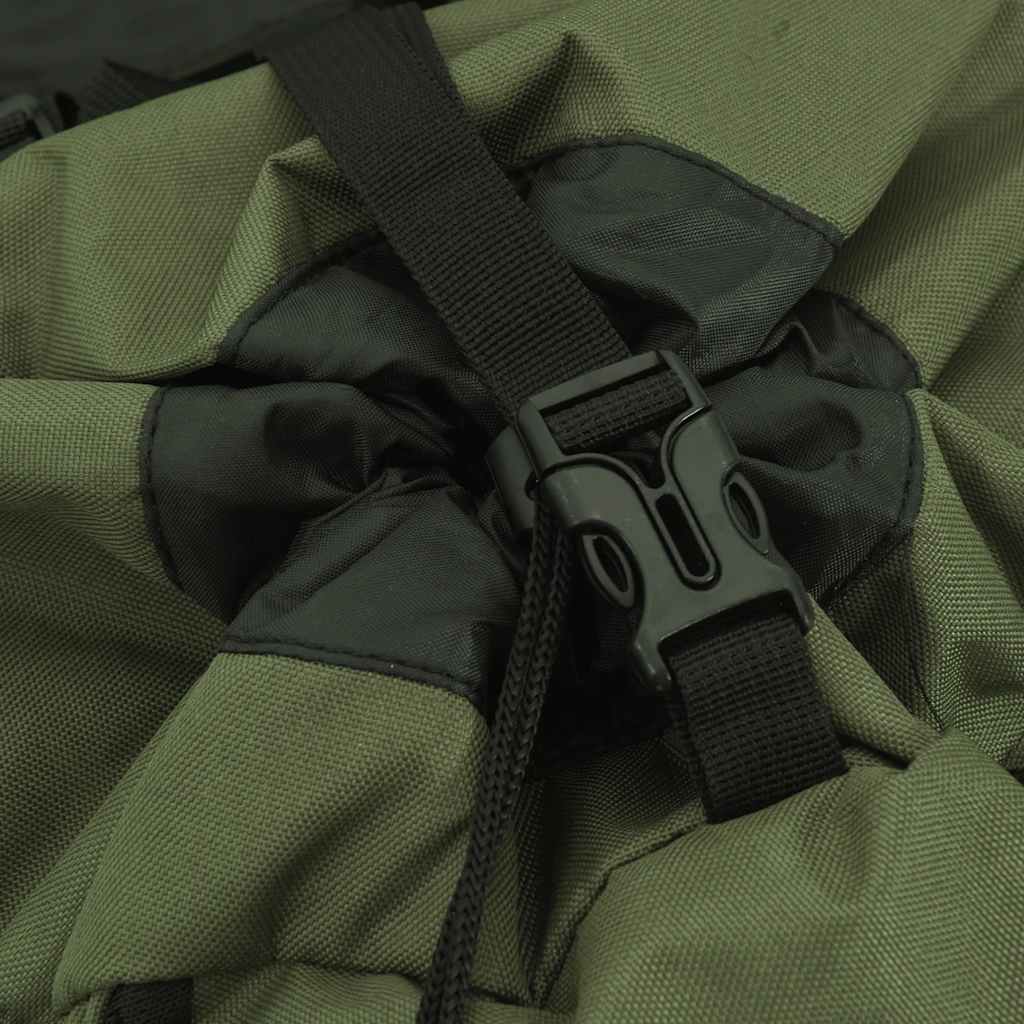 Wanderrucksack Schwarz 60 L Oxford-Gewebe