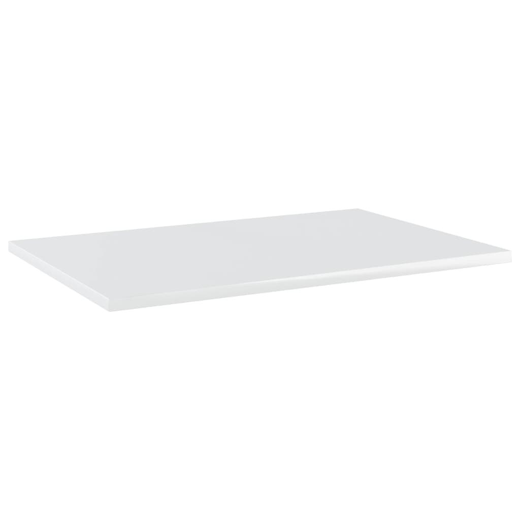 Bücherregal-Bretter 4 Stk. Weiß 40x10x1,5 cm Holzwerkstoff