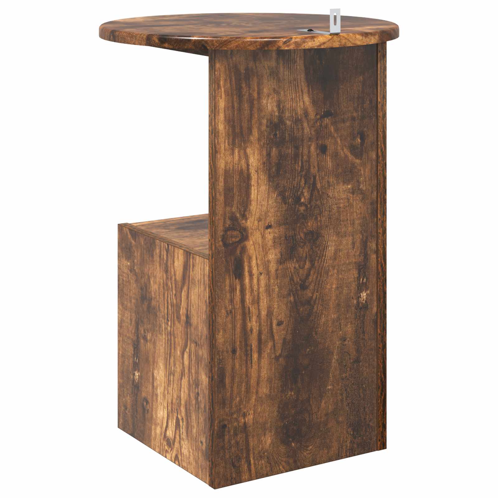 Beistelltisch Weiß Ø 39,5 x 55 cm Holzwerkstoff