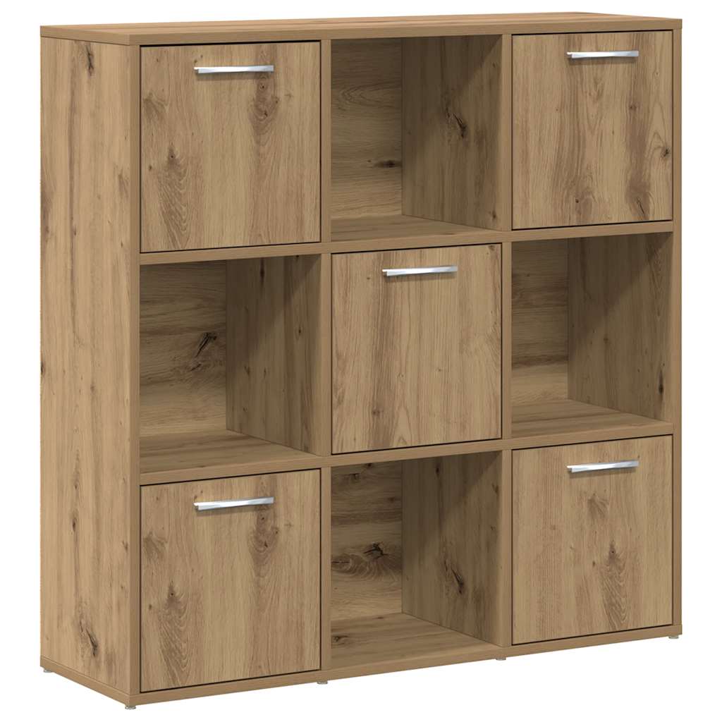Bücherregal Weiß 90x30x90 cm Holzwerkstoff