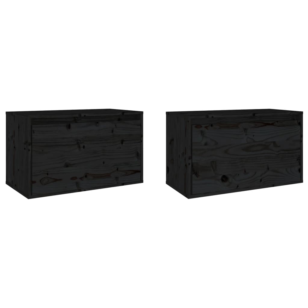 Wandschrank 60x30x35 cm Massivholz Kiefer