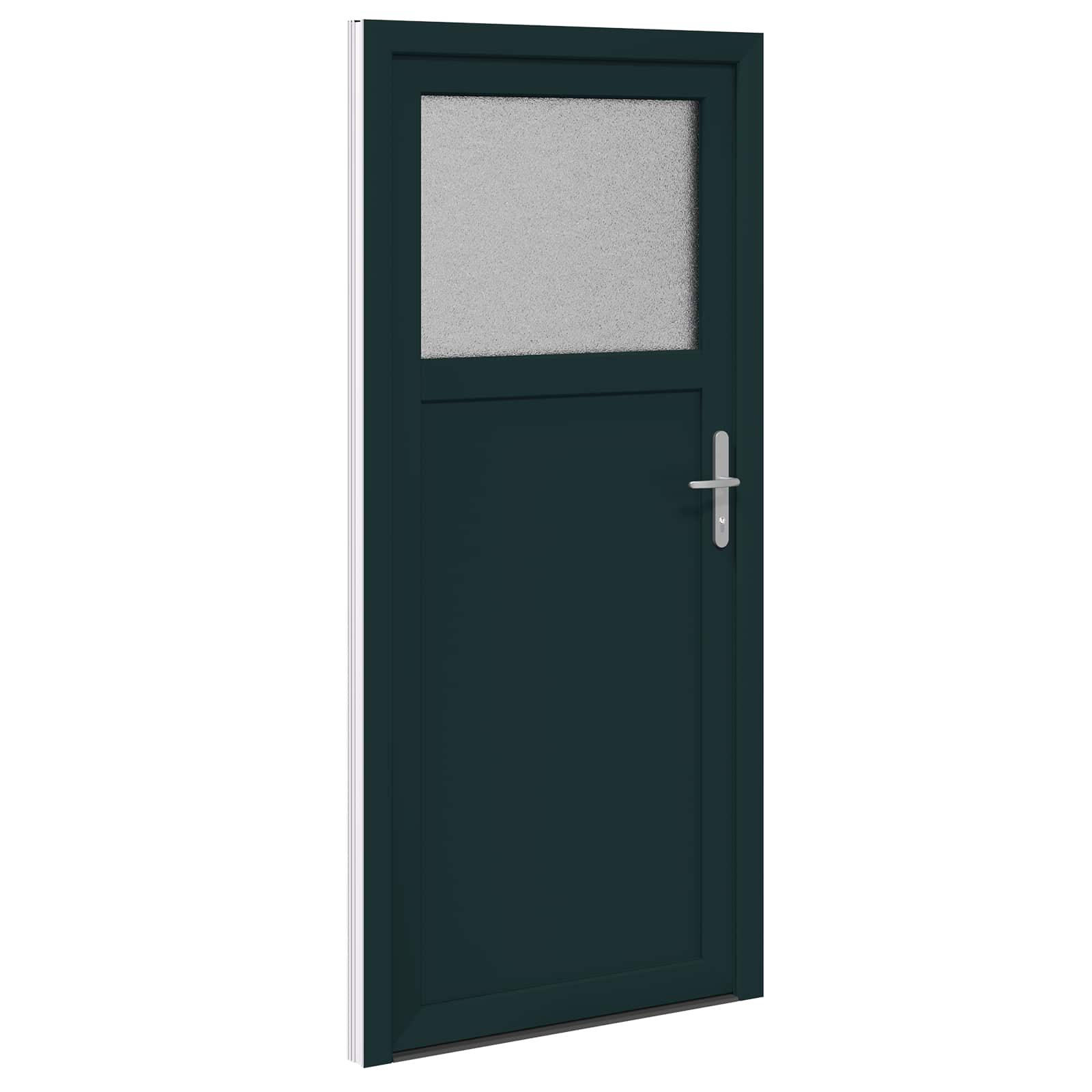Seiteneingangstür Anthrazit 98 x 198 cm PVC